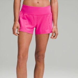 Lululemon Speed Up Mid-Rise Lined Short 4" Sonic Pink Size 12
